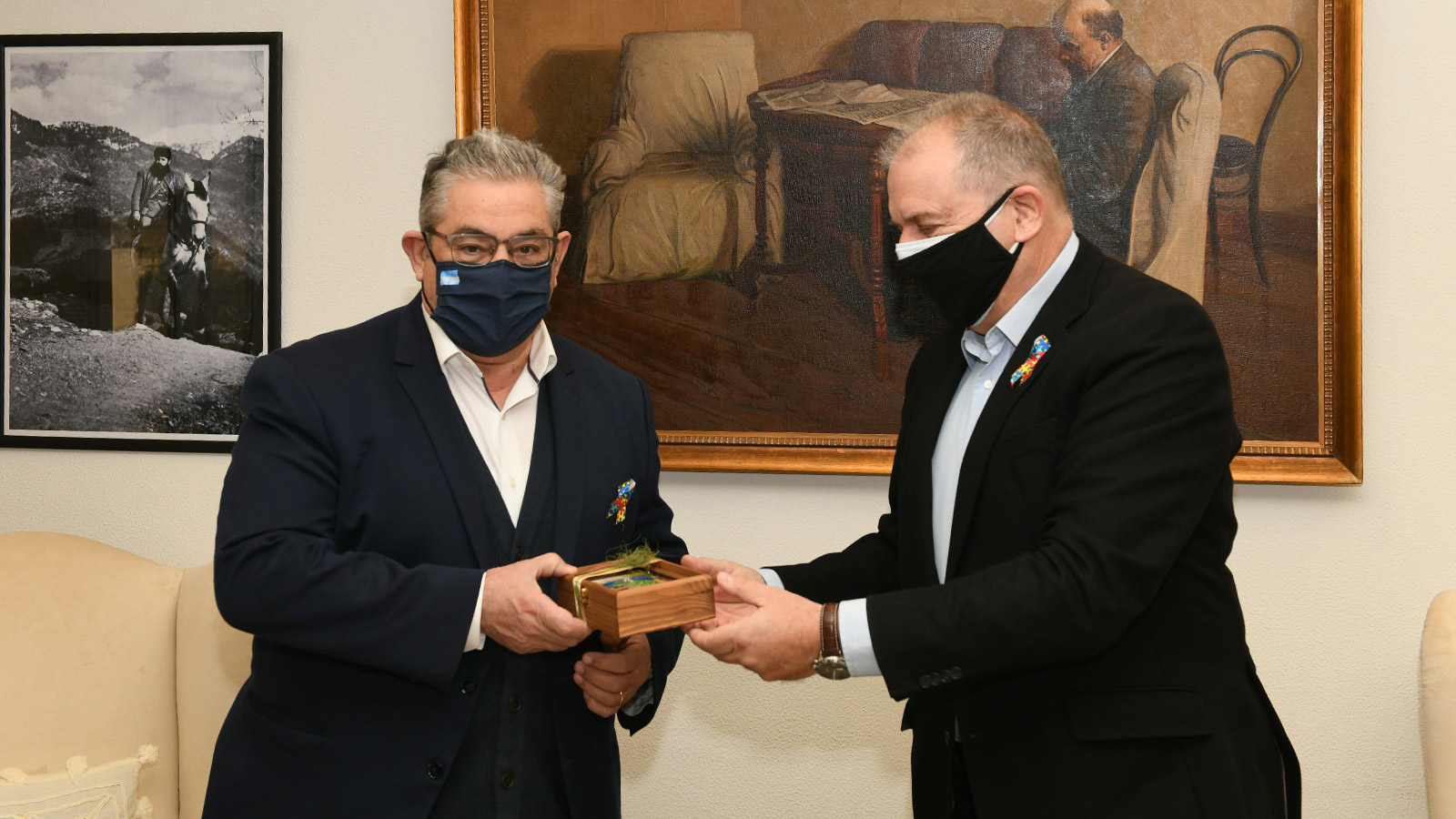 Συνάντηση με τον ΓΓ της ΚΕ του ΚΚΕ Δημήτρη Κουτσούμπα για την Παγκόσμια Ημέρα για τον Αυτισμό